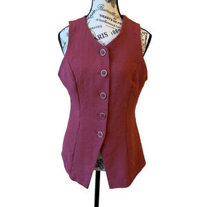 A New Day Women’s Vest Size Medium Lined Rose